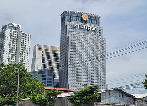 ธนาคารกรุงศรีอยุธยา - ผลงานติดฟิล์มอาคารและฟิล์มกรองแสงอาคารคุณภาพสูง